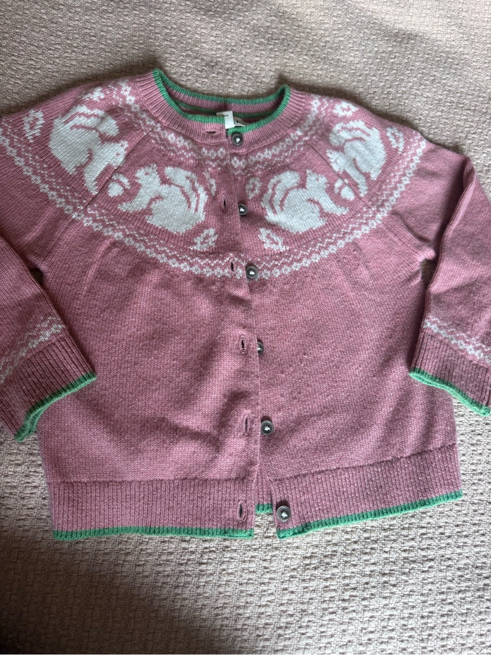 Mini Boden Pink Cardigan